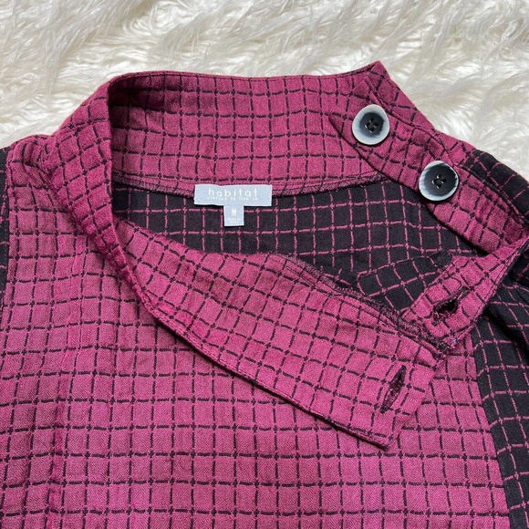 Liv by Habitat Clothes Button Sleeve Sweater Style 73719 Cherry - Picture 3 of 3